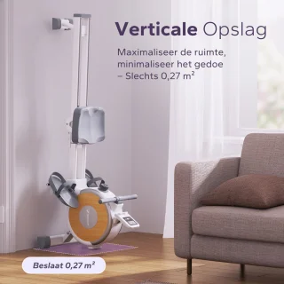 MERACH Roeimachine voor thuis - Stille magnetische roeitrainer- Exclusieve app - 16 weerstandsniveaus - Verbeterde dubbele glijrails - Bluetooth-display & tablet-houder - Verticale opslag - Gemakkelijk te monteren - Belastbaar tot 158 kg