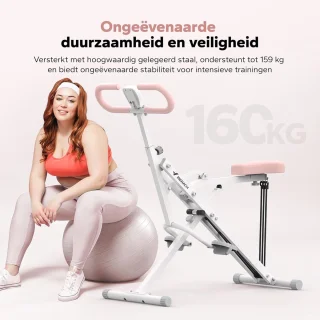 2-in-1 Squat- en Roeimachine
