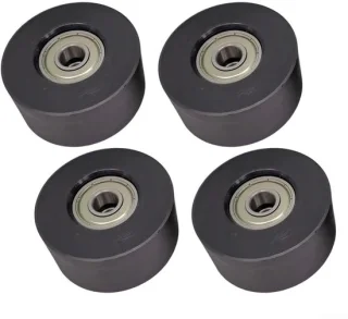 4-pack vervangende lagerwielen voor roeimachine, 45 x 21 x 8 mm