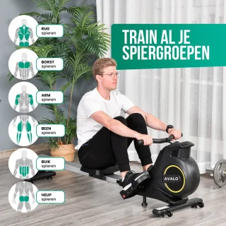 Avalo Inklapbare Roeitrainer Met Display