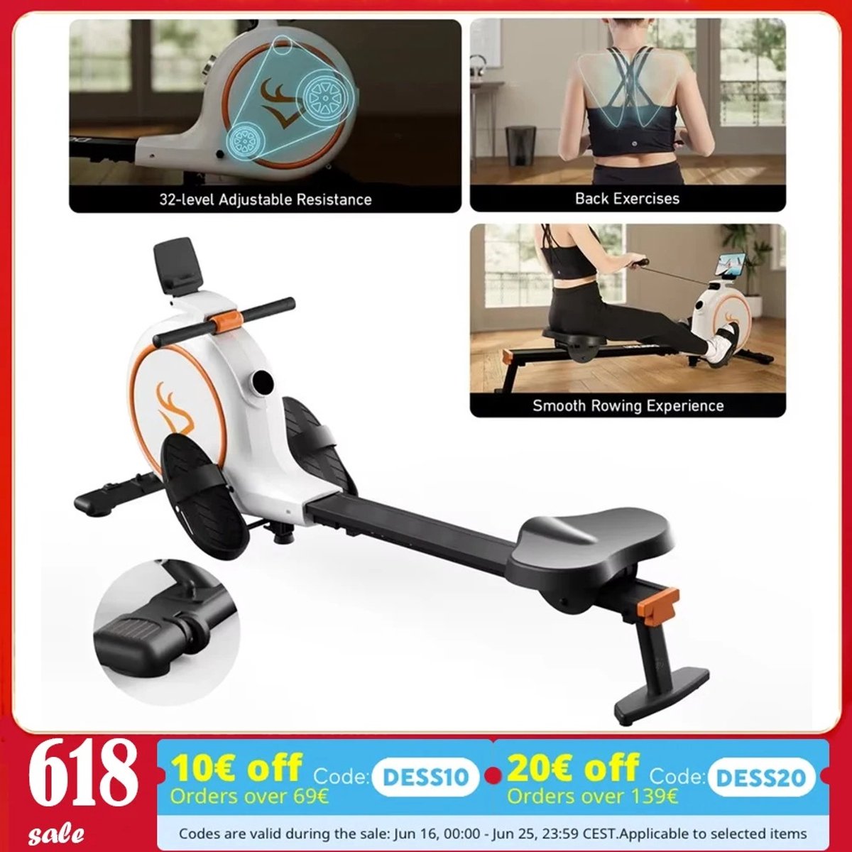 Wat vinden we goed aan de BellissiBo® Roeimachine Hometrainer