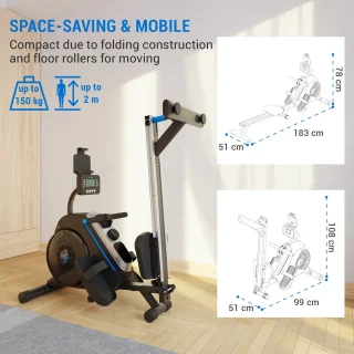 Capital Sports Helios Roeitrainer Aluminium