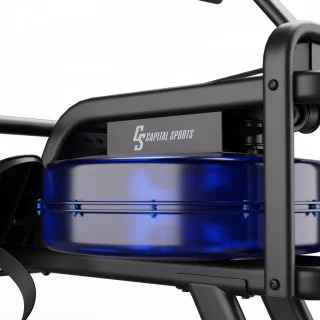 CAPITAL SPORTS Roeiapparaat Waterweerstand 134 cm Bluetooth Zwart