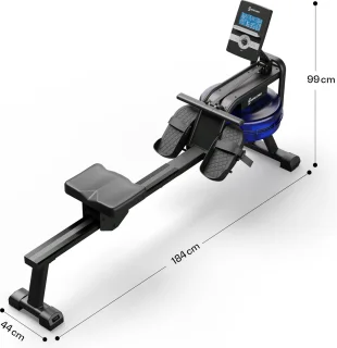 CAPITAL SPORTS Roeiapparaat Waterweerstand 134 cm Bluetooth Zwart