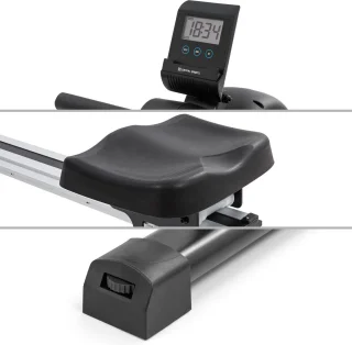 CAPITAL SPORTS Stream M1 magnetische roeitrainer roeimachine zilver/zwart