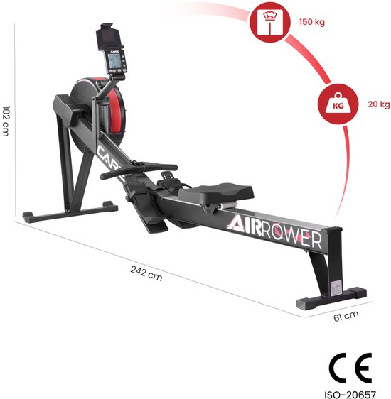 CARE AIR ROWER connected Roeitrainer review