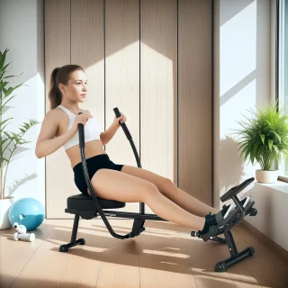 CLGP® Inklapbare Roeitrainer Zwart