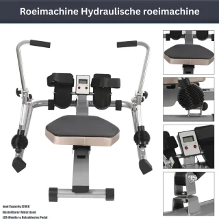 CLGP Roeitrainer Inklapbaar Zilver