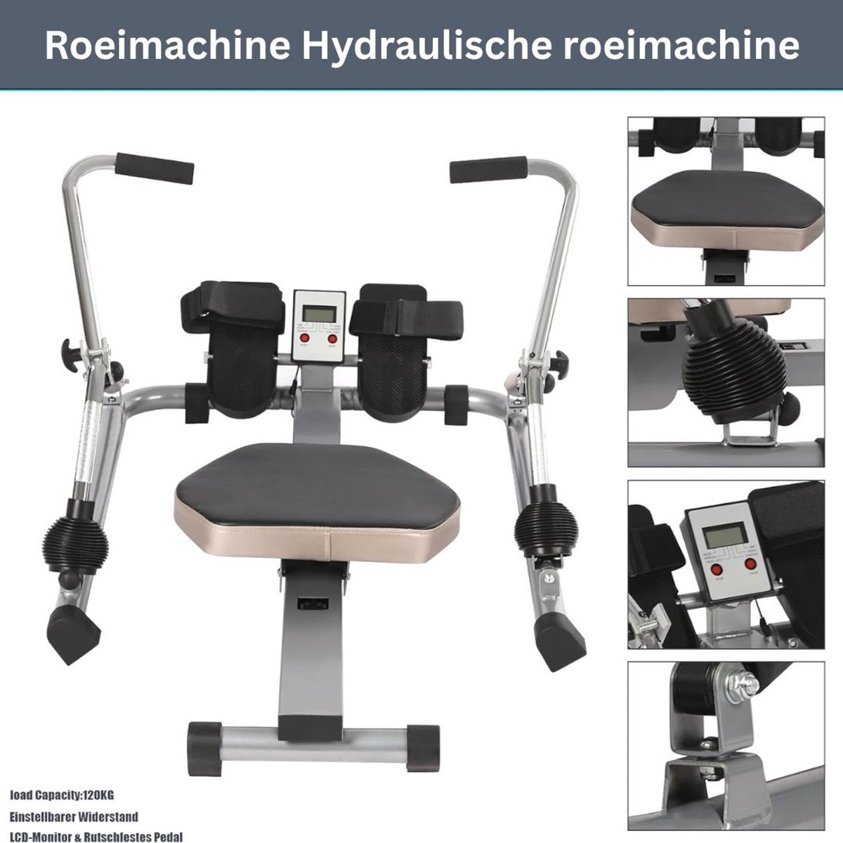 Wat vinden we goed aan de DailySupplies® Roeitrainer Inklapbaar Zwart