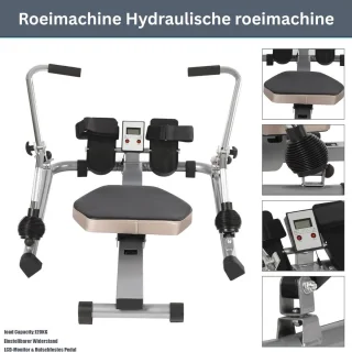 DailySupplies® Roeitrainer Inklapbaar Zwart