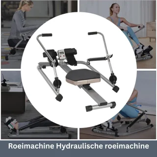 DailySupplies® Roeitrainer Inklapbaar Zwart