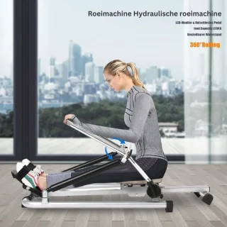 DailySupplies® Roeitrainer Inklapbaar Zwart