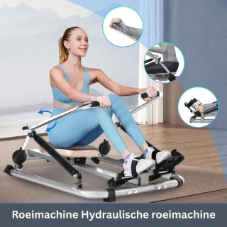 DailySupplies® Roeitrainer Inklapbaar Zwart