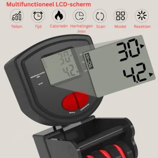 DailySupplies Roeitrainer Inklapbaar Zwart