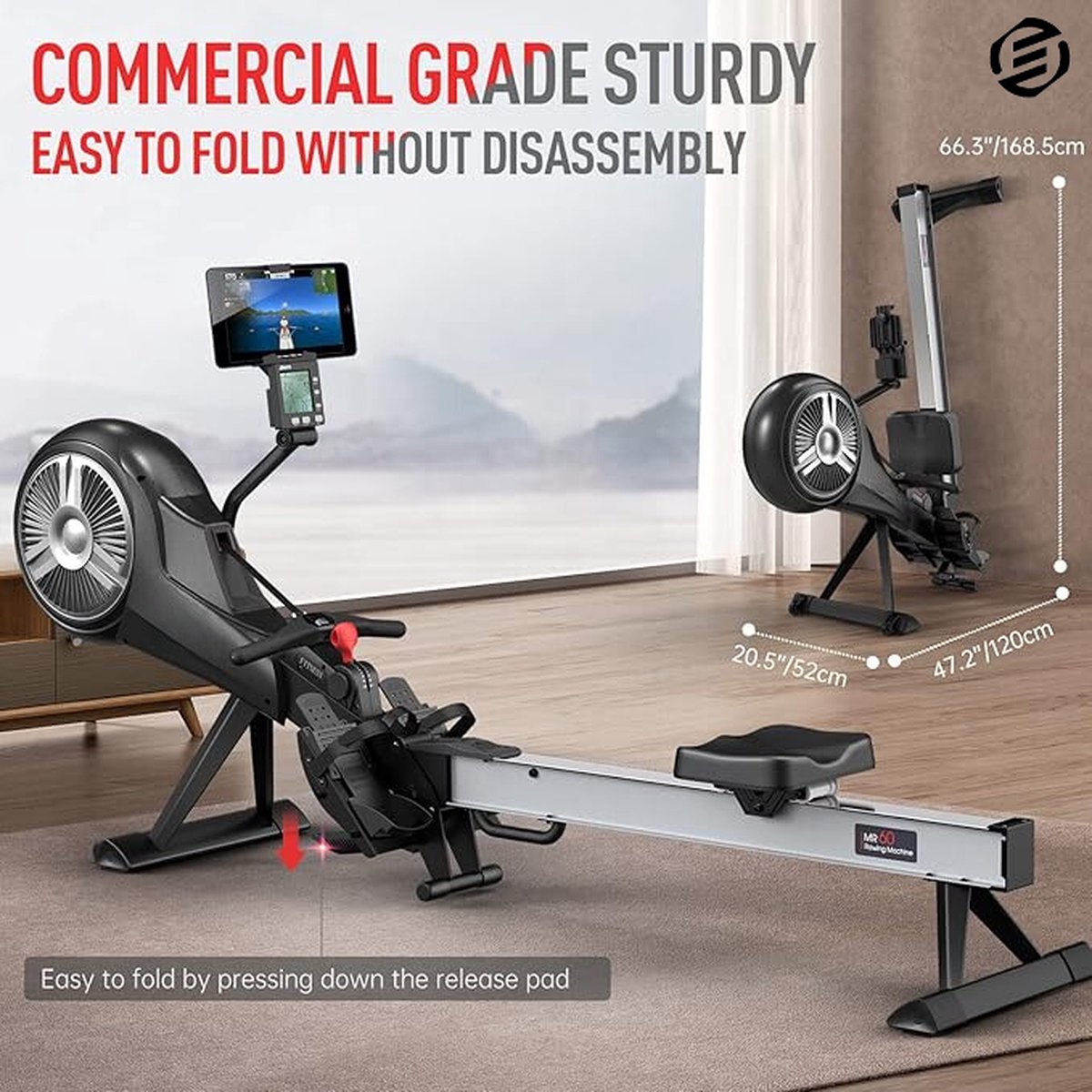 Wat vinden we goed aan de Equivera Roeimachine Fitness Apparatus