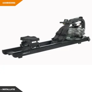 First Degree Fitness Apollo Hybrid AR Plus Roeitrainer Black