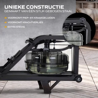 First Degree Fitness Neon Pro V Roeitrainer Zwart