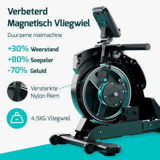 FITAGE Roeitrainer Inklapbaar