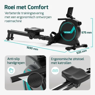 FITAGE Roeitrainer Inklapbaar