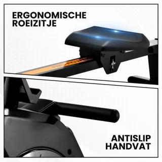 Fitby Roeitrainer Inklapbaar Zwart