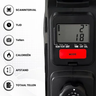 Fitby Roeitrainer Inklapbaar Zwart