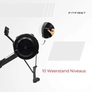 FitFirst AirRower Inklapbare Roeitrainer Ergometer