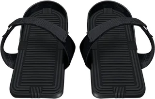 Fitness roeipedalen 14 mm zwart