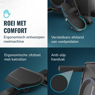Flowsense Inklapbaar Roeiapparaat Roeimachine