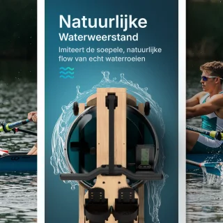 Flowsense Roeimachine Hout Waterweerstand