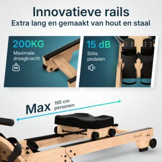 Flowsense Roeimachine Hout Waterweerstand
