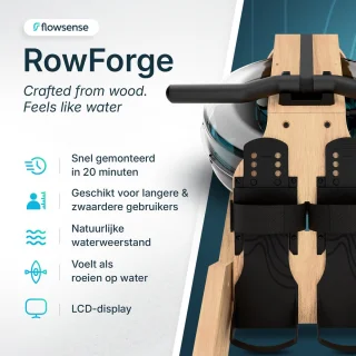 Flowsense Roeimachine Hout Waterweerstand