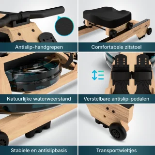 Flowsense Roeimachine Hout Waterweerstand