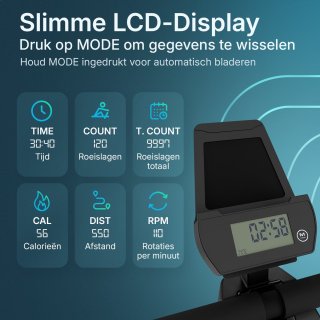 Flowsense Roeimachine Magnetisch 16Niveaus LCD