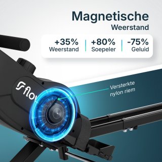 Flowsense Roeimachine Magnetisch 16Niveaus LCD