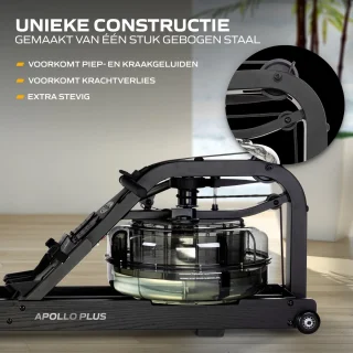 Fluid Rower Apollo Plus Roeimachine Black