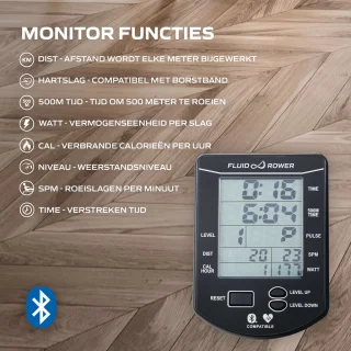 Fluid Rower Apollo Plus Roeimachine