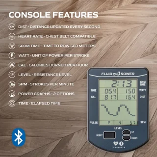 Fluid Rower Apollo Pro XL Roeimachine