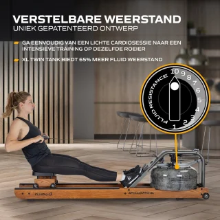 Fluid Rower Apollo Pro XL Roeimachine