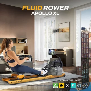 Fluid Rower Apollo XL Roeimachine Beuk