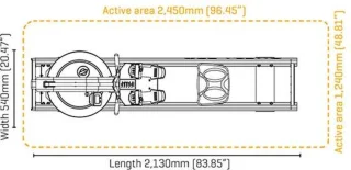 Fluid Rower Mega Pro XL Roeimachine