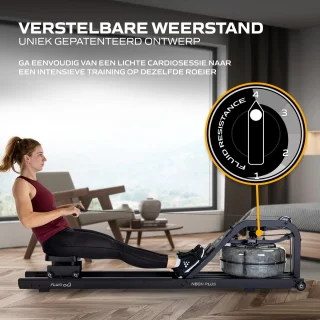 Fluid Rower Neon Plus Roeimachine Opklapbaar