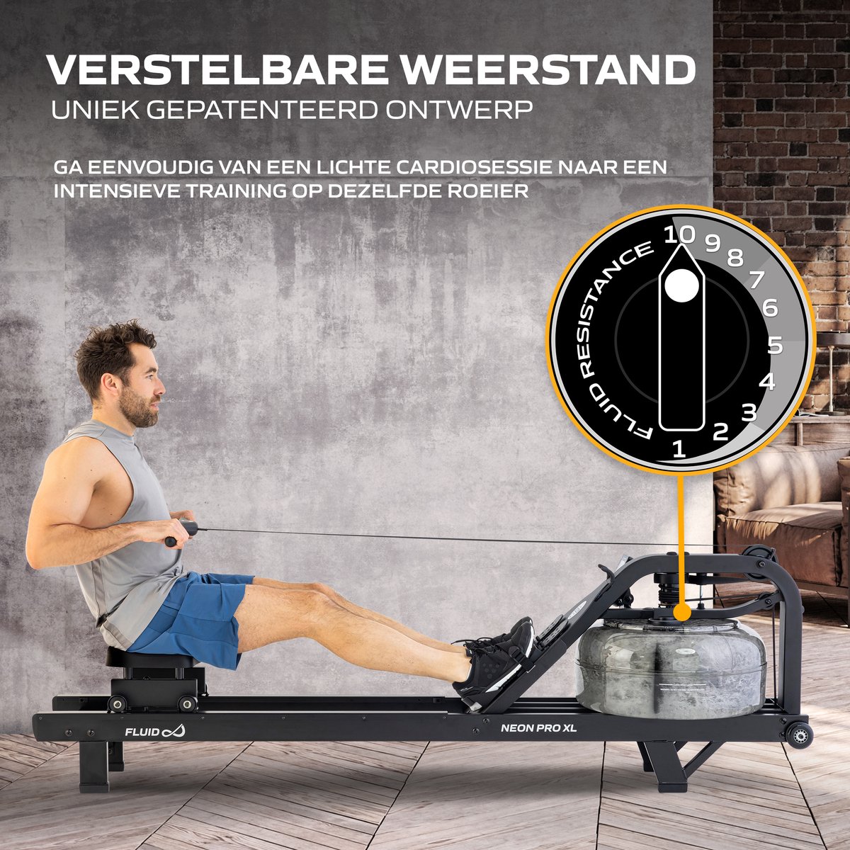 Wat vinden we goed aan de Fluid Rower Neon Pro XL Roeitrainer