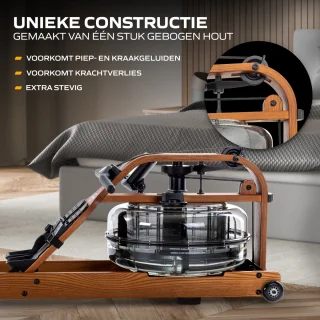 Fluid Rower Viking 3V Roeitrainer Opklapbaar Bluetooth