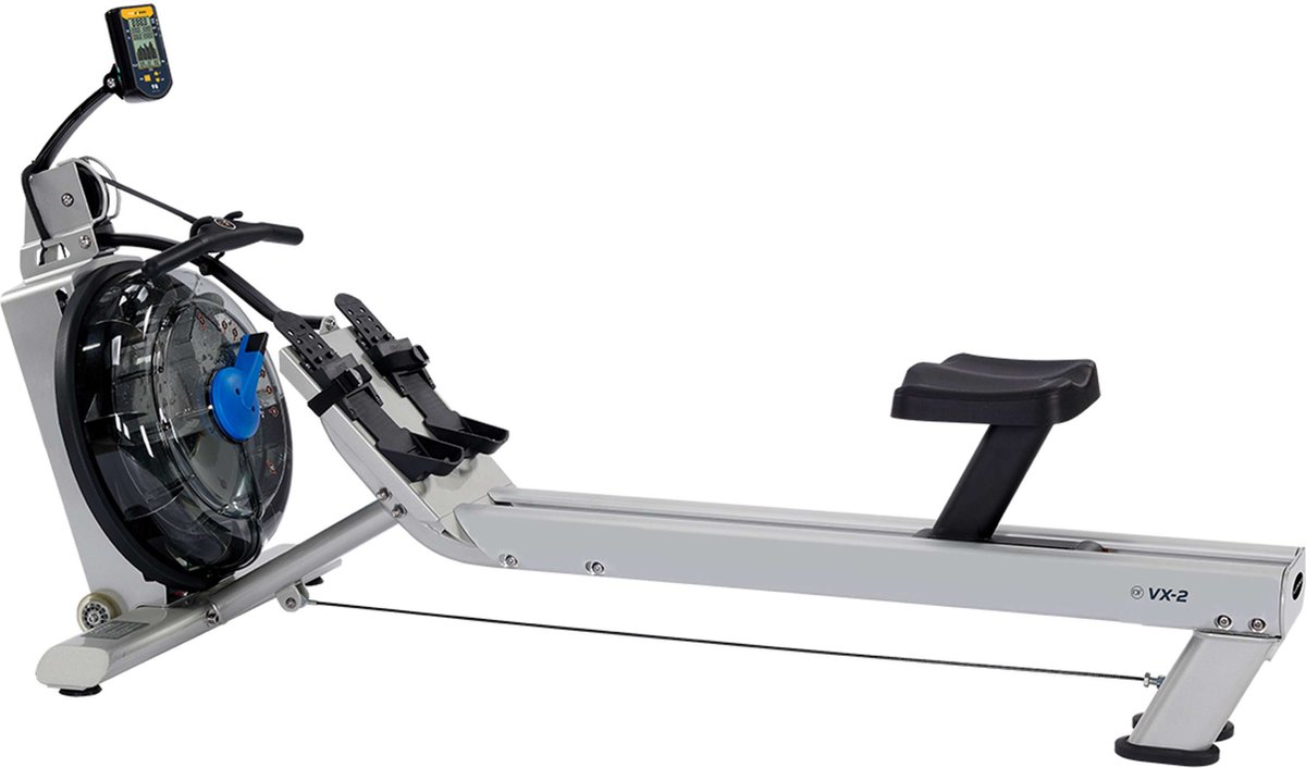 De Fluid Rower Vortex VX-2 Silver in één oogopslag