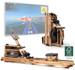 Houten waterroeimachine