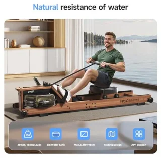Inklapbaar waterroeitoestel