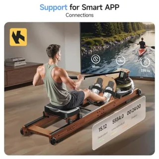 Inklapbaar waterroeitoestel