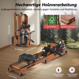 Inklapbare Roeitrainer