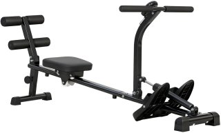 De Inklapbare roeitrainer - zwart in één oogopslag