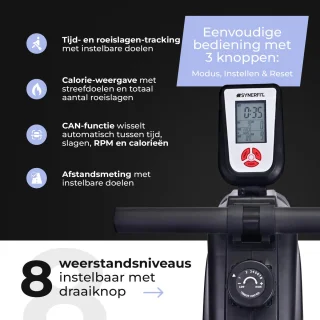 ISE Opvouwbare Roeitrainer
